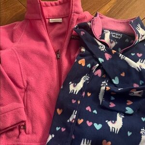 Columbia Vibrant Pink and jumping bean Fleece Jacket